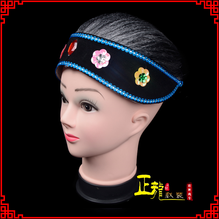 昌江老旦媒婆穷老太婆假发套 老旦头套